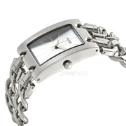  Shop Authentic Guess Mod Heavy Metal Silver Dial Silver Steel Strap Watch For Women - W1117L1 - Luxxuri