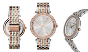  Shop Authentic Michael Kors Darci Silver Dial Two Tone Stainless Steel Strap Watch for Women - MK3203 - Luxxuri