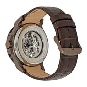  Shop Authentic Maserati Ingegno Automatic White Skeleton Dial Brown Leather Strap Watch For Men - R8821119003 - Luxxuri
