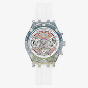  Shop Authentic Guess Glitz Pride Limited Edition White Dial White Rubber Strap Watch for Women - GW0407L4 - Luxxuri