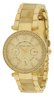  Shop Authentic Michael Kors Parker Gold DIal Gold Steel Strap Watch for Women - MK5842 - Luxxuri