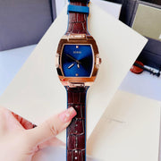  Shop Authentic Guess Phoenix Blue Dial Brown Leather Strap Watch for Men - GW0386G2 - Luxxuri