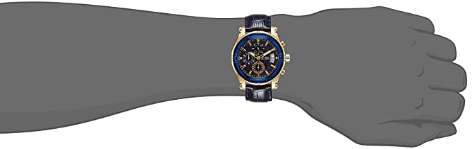 Shop Authentic Guess Pinnacle Chronograph Quartz Blue Dial Blue Leather Strap Watch For Men - W0673G2 - Luxxuri
