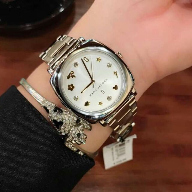  Shop Authentic Marc Jacobs Mandy Silver Dial Silver Steel Strap Watch for Women - MJ3572 - Luxxuri