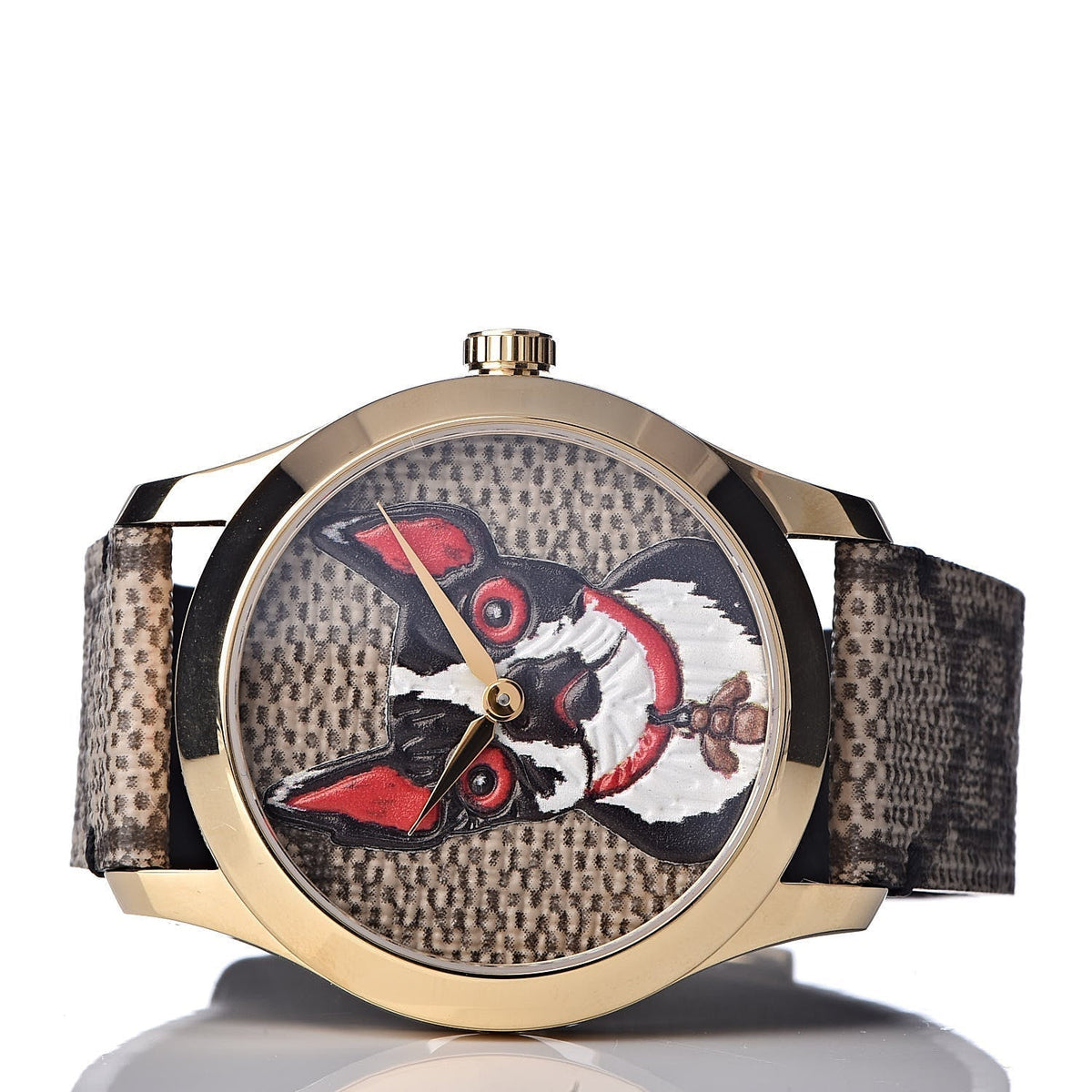  Shop Authentic Gucci G Timeless Brown Dial Brown Leather Strap Watch For Women - YA1264056 - Luxxuri