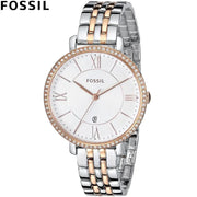 Shop Authentic Fossil Jacqueline White Dial Two Tone Steel Strap Watch for Women - ES3634 - Luxxuri