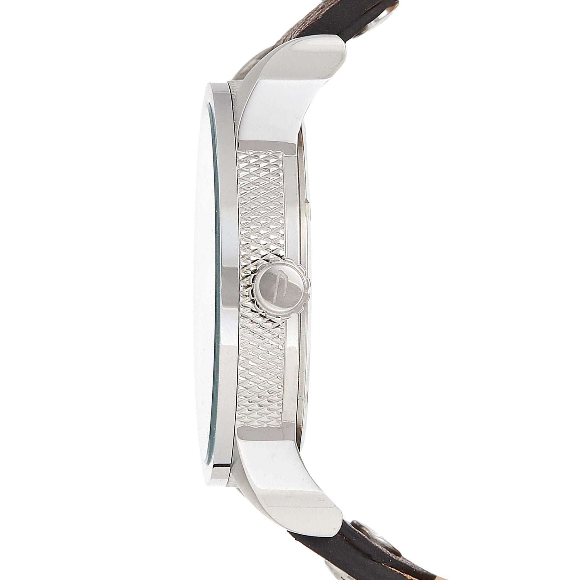  Shop Authentic Diesel Mini Daddy LIght Blue Dial Brown Leather Strap Watch For Men - DZ7321 - Luxxuri