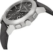  Shop Authentic Burberry The City Grey Dial Black Leather Strap Watch for Men - BU9359 - Luxxuri