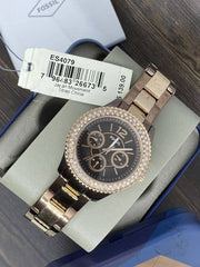  Shop Authentic Fossil Stella Multifunction Brown Dial Two Tone Steel Strap Watch for Women - ES4079 - Luxxuri