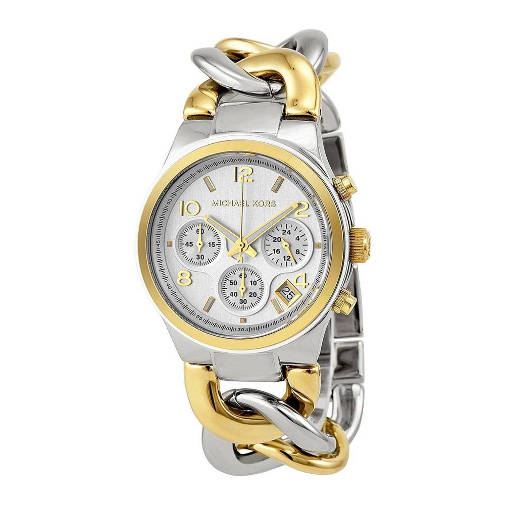  Shop Authentic Michael Kors Runway White Dial Two Tone Steel Strap Watch for Women - MK3199 - Luxxuri
