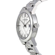  Shop Authentic Burberry The City White Dial Silver Steel Strap Watch for Men - BU9750 - Luxxuri
