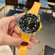  Shop Authentic Gucci Dive Black Dial Yellow Rubber Strap Watch For Men - YA136319 - Luxxuri