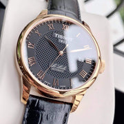  Shop Authentic Tissot T Classic Le Locle Automatic Black Dial Black Leather Strap Watch For Men - T41.5.423.53 - Luxxuri