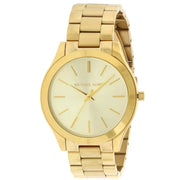  Shop Authentic Michael Kors Slim Runway Gold Dial Gold Stainless Steel Strap Watch for Women - MK3179 - Luxxuri