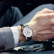  Shop Authentic Tissot Le Locle Powermatic 80 Silver Dial Black Leather Strap Watch For Men - T006.407.16.033.00 - Luxxuri