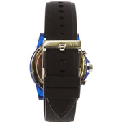  Shop Authentic Armani Exchange Outerbanks Chronograph Black Dial Black Silicone Strap Watch For Men - AX1339 - Luxxuri