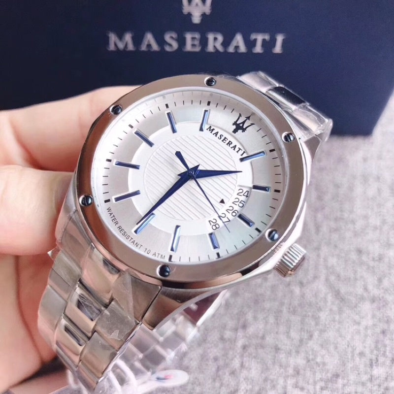  Shop Authentic Maserati Circuito Silver Dial Silver Steel Strap Watch For Men - R8853127001 - Luxxuri
