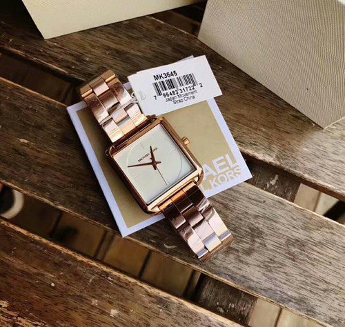  Shop Authentic Michael Kors Lake Quartz White Dial Rose Gold Steel Strap Watch For Women - MK3645 - Luxxuri