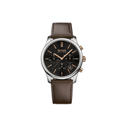  Shop Authentic Hugo Boss Time One Black Dial Brown Leather Strap Watch for Men - 1513448 - Luxxuri