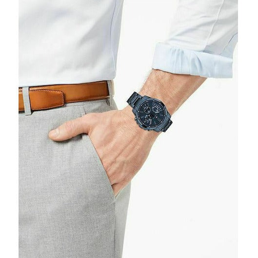  Shop Authentic Tommy Hilfiger Decker Chronograph Blue Dial Blue Steel Strap Watch for Men - 1791560 - Luxxuri