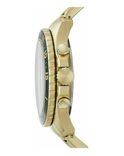  Shop Authentic Guess BFF Multifunction Black Dial Gold Steel Strap Watch for Women - W0231L3 - Luxxuri