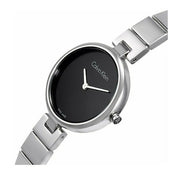  Shop Authentic Calvin Klein Authentic Black Dial Silver Steel Strap Watch for Women - K8G23141 - Luxxuri