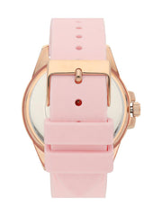  Shop Authentic Guess Frontier Diamonds Rose Gold Dial Pink Rubber Strap Watch For Women - W1160L5 - Luxxuri