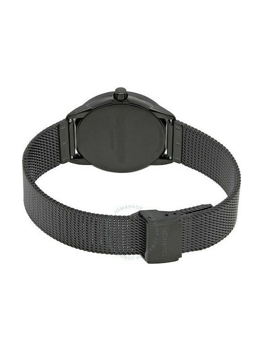  Shop Authentic Calvin Klein Minimal Diamonds Black Dial Black Mesh Bracelet Watch for Women - K3M22X2X - Luxxuri