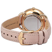  Shop Authentic Fossil Tailor Quartz White Dial Pink Leather Strap Watch for Women - ES4393 - Luxxuri