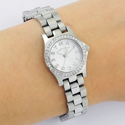  Shop Authentic Marc Jacobs Henry Silver Dial Silver Steel Strap Watch for Women - MBM3276 - Luxxuri