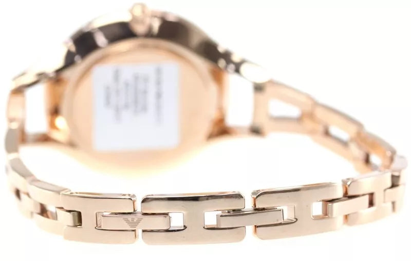  Shop Authentic Emporio Armani Aurora Quartz Silver Dial Gold Steel Strap Watch For Women - AR11108 - Luxxuri