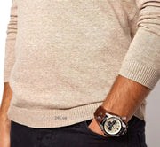  Shop Authentic Fossil Coachman Chronograph White Dial Brown Leather Strap Watch for Men - CH2890 - Luxxuri