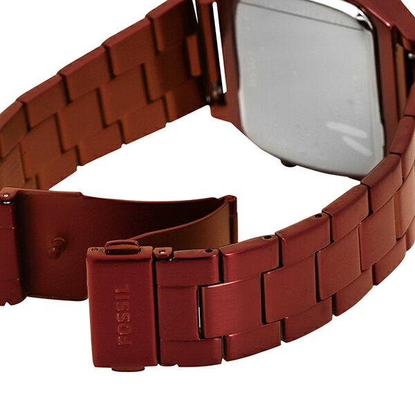  Shop Authentic Fossil Retro Analog-Digital Black Dial Red Steel Strap Watch for Men - FS5897 - Luxxuri