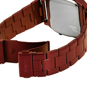  Shop Authentic Fossil Retro Analog-Digital Black Dial Red Steel Strap Watch for Men - FS5897 - Luxxuri