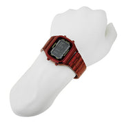  Shop Authentic Fossil Retro Analog-Digital Black Dial Red Steel Strap Watch for Men - FS5897 - Luxxuri