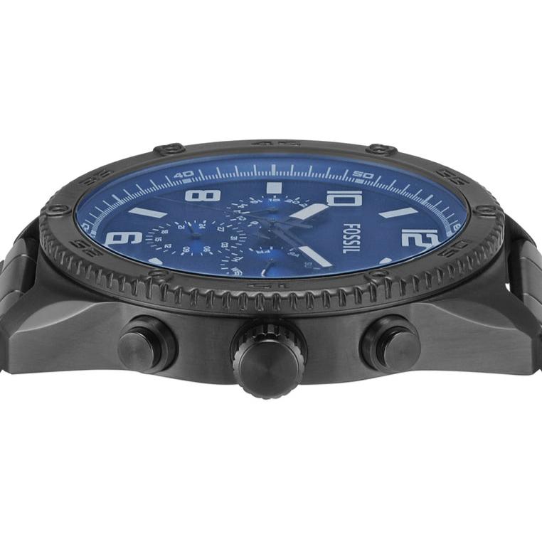 Shop Authentic Fossil Brox Multifunction Blue Dial Grey Steel Strap Watch for Men - BQ2798 - Luxxuri
