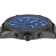  Shop Authentic Fossil Brox Multifunction Blue Dial Grey Steel Strap Watch for Men - BQ2798 - Luxxuri
