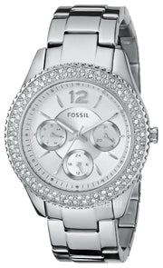  Shop Authentic Fossil Stella Silver Dial Silver Steel Strap Watch for Women - ES3588 - Luxxuri