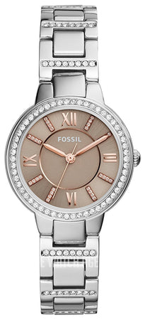  Shop Authentic Fossil Virginia Taupe Dial Silver Steel Strap Watch for Women - ES4147 - Luxxuri