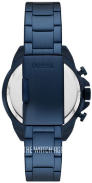  Shop Authentic Fossil Bronson Chronograph Blue Dial Blue Steel Strap Watch for Men - FS5916 - Luxxuri