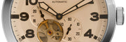  Shop Authentic Fossil Pilot 54 Automatic Cream Dial Brown Leather Strap Watch for Men - ME3119 - Luxxuri