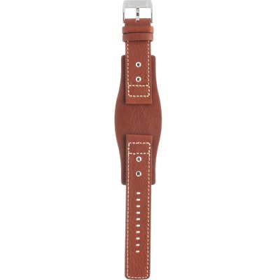  Shop Authentic Fossil Boyfriend Chronograph White Dial Brown Leather Strap Watch for Women - ES3837 - Luxxuri
