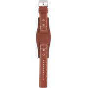  Shop Authentic Fossil Boyfriend Chronograph White Dial Brown Leather Strap Watch for Women - ES3837 - Luxxuri