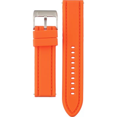  Shop Authentic Fossil Bannon Chronograph Grey Dial Orange Silicone Strap Watch for Men - BQ2500 - Luxxuri