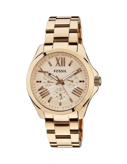  Shop Authentic Fossil Cecile Rose Gold Dial Rose Gold Steel Strap Watch for Women - AM4511 - Luxxuri