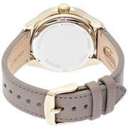  Shop Authentic Fossil Cecile Champagne Dial Grey Leather Strap Watch for Women - AM4529 - Luxxuri