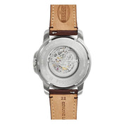  Shop Authentic Fossil Townsman Automatic Chronograph White Dial Blue Leather Strap Watch for Men - ME3167 - Luxxuri