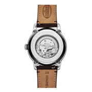  Shop Authentic Fossil Townsman Automatic Blue Dial Brown Leather Strap Watch for Men - ME3110 - Luxxuri