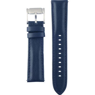  Shop Authentic Fossil Neutra Chronograph Blue Dial Blue Leather Strap Watch for Men - FS5454 - Luxxuri