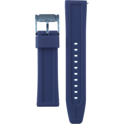  Shop Authentic Fossil Bannon Multifunction Blue Dial Blue Silicone Strap Watch for Men - BQ2498 - Luxxuri